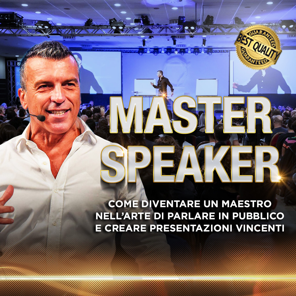 MASTER SPEAKER - Paga in unica soluzione o in 3 Rate con Paypal